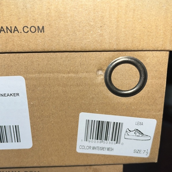 Vintage Havana Lexa Fashion Sneakers White & Gray Women’s Size 7.5 Green Star - Picture 9 of 10